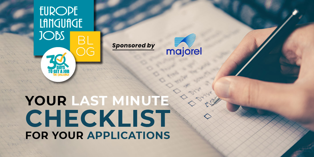 last minute checklist for job application
